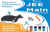 JEE-MAIN-2015-CMP-2 - KopyKitab€¦ · JEE-MAIN-2015-CMP-2 FIITJEE Ltd., FIITJEE House, ... JEE-MAIN-2015-CMP-3 FIITJEE Ltd ... 3 g of activated charcoal was added to 50 mL of acetic