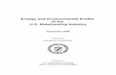 ITP Metal Casting: Energy and Environmental Profile of … · Energy and Environmental Profile of the U.S. Metalcasting Industry September 1999 Prepared by ... Metals The nonferrous