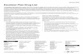 January 2018 Excelsior Plan Drug List - New York · January 2018 Excelsior Plan Drug List. ... Your benefit plan provides you with a prescription benefit program ... azithromycin