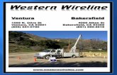 Ventura Bakersfield - Western Wireline Inc.westernwireline.com/wp-content/uploads/2016/11/Western...3.5” ID up through 9.625” ID can be logged. The caliper tools can be run in