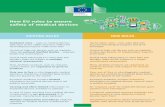 Medical Devices factsheet - EUROPAeuropa.eu/rapid/attachment/IP-17-847/en/Medical Devices_factsheet.pdf · EXISTING RULES Outdated rules – rules on medical devices date back to