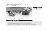 TEACHING AND LEARNING GEOMETRY - Homepage | … · What implications for teaching and learning geometry come from the van ... three-dimensional shapes and develop vocabulary to ...