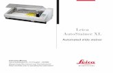 Leica AutoStainer XL Manual - St. Michael's Hospital AutoStainer XL – Automated slide stainer 5 Table of contents 5.6 Oven 29 5.7 Agitation (Dips ...
