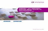 Technical Information 1281: AEROSIL® and AEROPERL ... · Colloidal Silicon Dioxide for Pharmaceuticals Technical Information TI 1281. 2 ... Granulation Standard and pharmaceutical