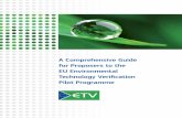 A Comprehensive Guide for Proposers to the EU ... · EU Environmental Technology Verification Pilot ... states launched the eu environmental technology verification pilot programme