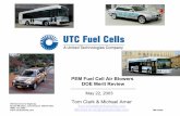 PEM Fuel Cell Air Blowers DOE Merit Review · PEM Fuel Cell Air Blowers DOE Merit Review CA1026 ... • Low aerodynamic efficiency compounds motor heating problem ... – Aerodynamic