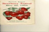 Seventh Annual Strawberry Festival - cityofstilwell.com Annual Strawberry Festival May ?'2, 1954 Stilwell, Oklahoma "The Strarvberry Capital of the World"