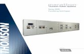 Series 2400 Paralleling Switchgear - Davidson Sales · Series 2400 Paralleling Switchgear is the most intelligent, ... Utility grade relay protection for the generator (25, 32, 27,