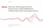 Airway Management & Pulmonary Rehabilitation Following ...ndsrc.org/pdf/2016/conference/ND_State_ RCC_Total Laryngectomy... · deep understanding of our users. ... %2050/Lecture%20outlines/respiratory%20system.htm