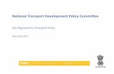 National Transport Development Policy Committeeplanningcommission.nic.in/reports/genrep/present_ntdpc2802.pdf · National Transport Development Policy Committee ... Introduction What