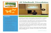 Al Madinah Newsletter - Al Noor Islamic Sunday School - …€¦ · Al Madinah Newsletter Inside ... The parent/teacher meetings following the quize competition went ... day to take