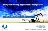 European refining capacity and margin view - Platts refining capacity and margin view Arsenije Dusanic JBC Energy GmbH January 2014 ... NWE Crude Basket Cracking Margin Standard (100%)