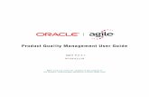 Product Quality Management User Guide - Oracledownload.oracle.com/otn_hosted_doc/agile/9221/9221 Product Quality...Workflow Tab of a PSR ... Agile PQM closes the support loop by unifying