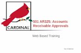 501 AR325: Accounts Receivable Approvals - Virginia · 501 AR325: Accounts Receivable Approvals Web Based ... how your specific responsibilities relate to the overall transaction