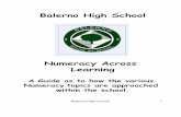Numeracy Across Learning - Balerno High School | … Introduction This booklet has been designed to help non mathematicians support Numeracy across Learning. The aim is to inform all