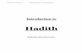 Intriduction to Hadith Studies - USISLAM.ORG ‘And as for the ... 7 Sahih Muslim Vol.2 Pg.414; Qadeemi Kutub Khana Karachi Pakistan - Hadith7435; edited by Sheikh Khalil Ma’moon