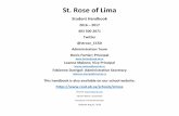 St. Rose of Lima - Calgary Catholic School District · St. Rose of Lima Student Handbook ... snacks, treats or cosmetics. Parents will be notified of allergies in their childs homeroom