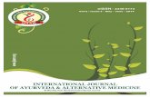 COVER PAGE -Editable - About Open Academic Journals …oaji.net/articles/2014/1221-1410150266.pdf · VOL 2 ISSUE 3 (2014) INTERNATIONAL JOURNAL OF AYURVEDA & ALTERNATIVE MEDICINE