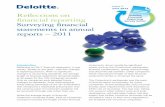 Issue 7 June 2012 Reflections on financial reporting ... reporting Surveying financial statements in annual ... The International Accounting Standards Board ... 2011 2010 2009 2008