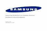 Samsung Android 6 on Galaxy Devices · Document title Samsung Android 6 on Galaxy Devices Guidance ... Galaxy S7 (System LSI) ... enterprise messaging solution providing mobile staff
