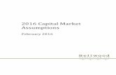 2016 Capital Market Assumptions - Sellwood Consulting … · INTRODUCTION Sellwood Consulting updates its capital markets assumptions on an annual basis. Our 2016 assumptions reflect