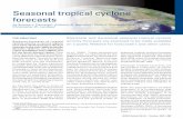 Seasonal tropical cyclone forecasts · 1 International Research Institute for Climate and Society, The Earth Institute at Columbia ... 3 NOAA National Hurricane Center, Miami, Florida,