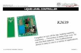 ILLUSTRATED ASSEMBLY MANUAL H2639IP-1 - … · ILLUSTRATED ASSEMBLY MANUAL H2639IP-1 ... Will the aquarium level fall too low? Has the rain water tank ... For application as controller/indicator