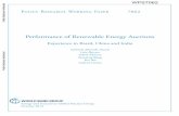 Performance of Renewable Energy Auctions - World Bank · Performance of Renewable Energy Auctions. Experience in Brazil, China and India. Gabriela Elizondo ... with active renewable