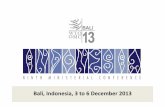 Bali, Indonesia, 3 to 6 December 2013 - wto.org€¦ · Ninth WTO Ministerial Conference Bali Nusa Dua MC9 will be held in Bali, Indonesia, 3 to 6 December 2013. 2