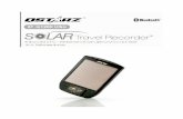 Table - Qstarz Manual.pdf · Travel Recorder, built‐in new generation GPS chipset MTK with ... z The innovative GPS Travel Recorder to adopt solar panel ... z Support “One Touch