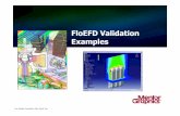 FloEFD Validation Examples - 易富迪科技 · FloEFD Validation and Software Test Matrix Before the release of each version of FloEFD a suite of 300 test cases are run through the