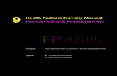 9 Health Partners Provider Manual Provider Billing & Reimbursement€¦ ·  · 2014-01-28Health Partners Provider Manual Provider Billing & Reimbursement ... Sample CMS-1500 Form