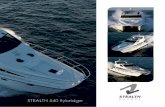 STEALTH 540 flybridge - stealthyachts.com 540 flybridge 13 09 18... · Man R6-800 Common Rail engines BOSCH in-line injection pump with timing device ... unusually large flybridge