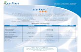 SP6 - Syfan · SYTEC SP6 is a transparent antistatic shrink film with superior static control capabilities. Provides an environmentally friendly packaging concept for in-process ...