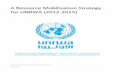 RMS November 15 - UNRWA · Resource Mobilization Strategy! ... long-term funding aspirations. ... in the short term it has reduced available funding ...