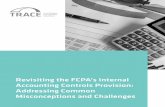 Revisiting the FCPA’s Internal Misconceptions and Challenges · Revisiting the FCPA’s Internal Accounting Controls Provision: Addressing Common Misconceptions and Challenges Page