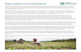 Agriculture Development - Global Communities · Global Communities’ Agriculture Development Sector strengthens the capacity of farmers and farmer groups, rural and ... India, Kenya,