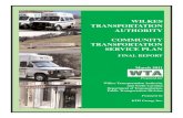 WILKES TRANSPORTATION AUTHORITY COMMUNITY TRANSPORTATION ... · TRANSPORTATION AUTHORITY COMMUNITY TRANSPORTATION SERVICE PLAN ... Wilkes Transportation Authority Community Transportation