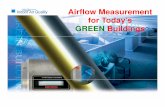 Indoor Air Quality Airflow Measurement for Today’s …€¦ · Indoor Air Qualityfor Acceptable Airflow Measurement for Today’s GREEN Buildings. ... Net Building Pressure = Pressurization
