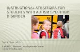 Research Based Instructional Strategies for …hdc.lsuhsc.edu/lasard/pdf/killam breakout 2 Preparing...INSTRUCTIONAL STRATEGIES Many autistic children get fixated on one subject…use