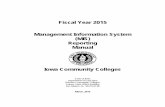 Fiscal Year 2015 Management Information System (MIS ... Reporting... · Fiscal Year 2015 . Management Information System (MIS) Reporting . ... (CIP) table ... CCN Task Group.