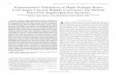 Experimental Validation of High-Voltage-Ratio Low-Input ...msimoes/documents/papers2016/MGS_pape… · Low-Input-Current-Ripple Converters for Hybrid Fuel Cell Supercapacitor Systems