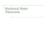 Factor Theorem & Rational Root Theorem - Hatboro€¦ · PPT file · Web viewRational Root Theorem * Rational Root Theorem: Suppose that a polynomial equation with integral coefficients