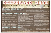 DESPERADO DAYS - dehayf5mhw1h7.cloudfront.netdehayf5mhw1h7.cloudfront.net/wp-content/uploads/... · DESPERADO DAYS ─ SCHeDULe iS SUbJeCT TO CHaNGe 1 p.m. – 3 p.m. Bank of Hartington