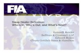 Swap Dealer Definition: Who's In, Who's Out, and - FIA | FIA · Swap Dealer Definition: Who's In, Who's Out, ... • An insured depository institution is not a swap dealer to ...