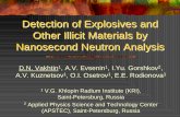 Detection of Explosives and Other Illicit Materials by Nanosecond Neutron Analysis€¦ ·  · 2009-05-02Detection of Explosives and Other Illicit Materials by Nanosecond Neutron