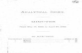 A-NALYTICAL INDEX. of Commissioners of the NYC...A-NALYTICAL INDEX. MINUTES From May 16, 1898, ... American Lumber Company ... Butler, Walter C ...