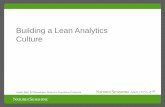 Building a Lean Analytics Culture - Amazon S3  a Lean Analytics Culture Justin Ball, BI Developer, Nature’s Sunshine Products