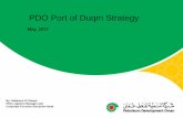 PDO Port of Duqm Strategy Petroleum... · PDO Port of Duqm Strategy May, 2017 By; Sulaiman Al Shaqsi ... Oman Rail Network is 5 year phased plan to connect industrial centers in Sohar,