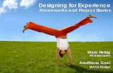 Designing for Experience - Logic+Emotiondarmano.typepad.com/for_blog/rettiggoel.uxWeek.8.25.05.pdf · Designing for experience makes you change the questions Experience design, or